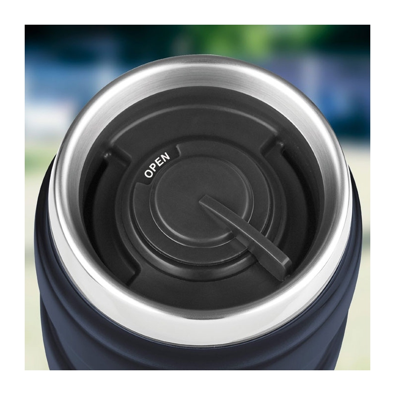 Thermos vodotěsný termohrnek 470 ml matně černý