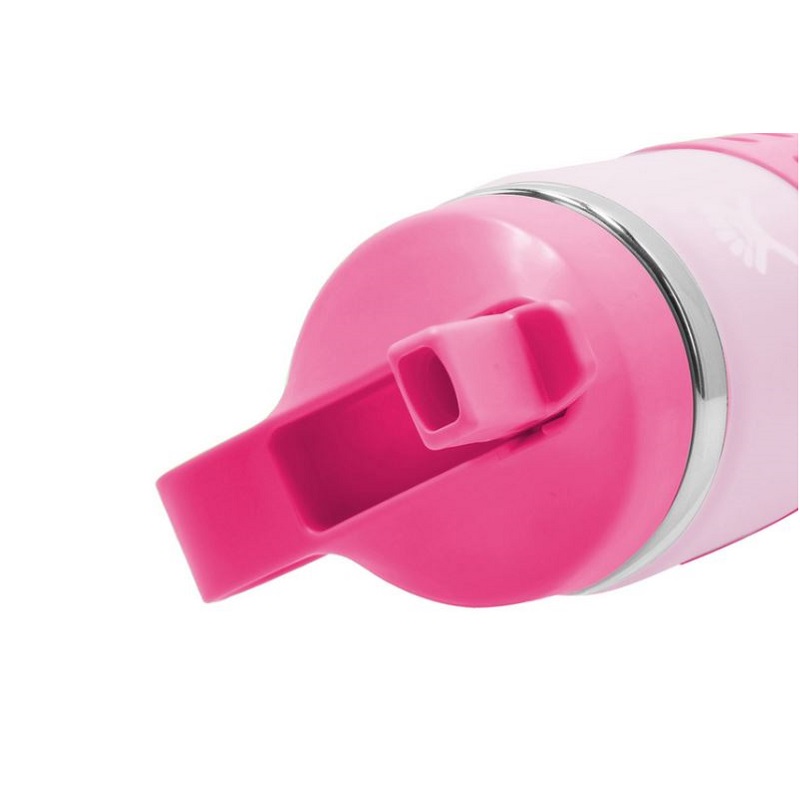 Hydro Flask termoláhev Kids Wide Mouth Straw Lid 355ml 12 OZ zelená