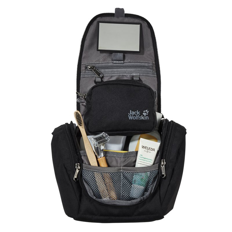 Jack Wolfskin dámská kosmetická taštička CADDIE šedá vzor