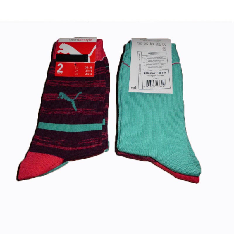 Puma dívčí ponožky RUN FREE CREW 2 pack