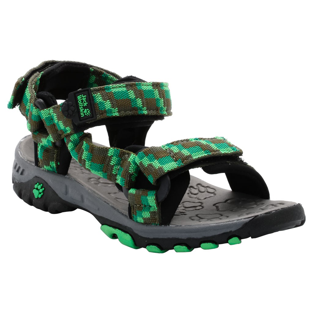 Jack Wolfskin dětské páskové sandály KIDS SEVEN SEAS