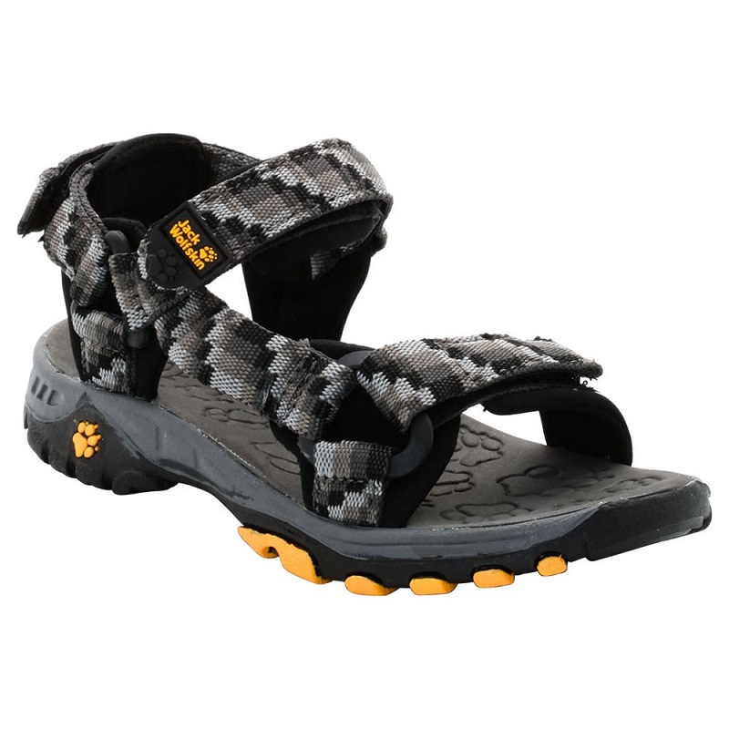 Jack Wolfskin dětské páskové sandály KIDS SEVEN SEAS