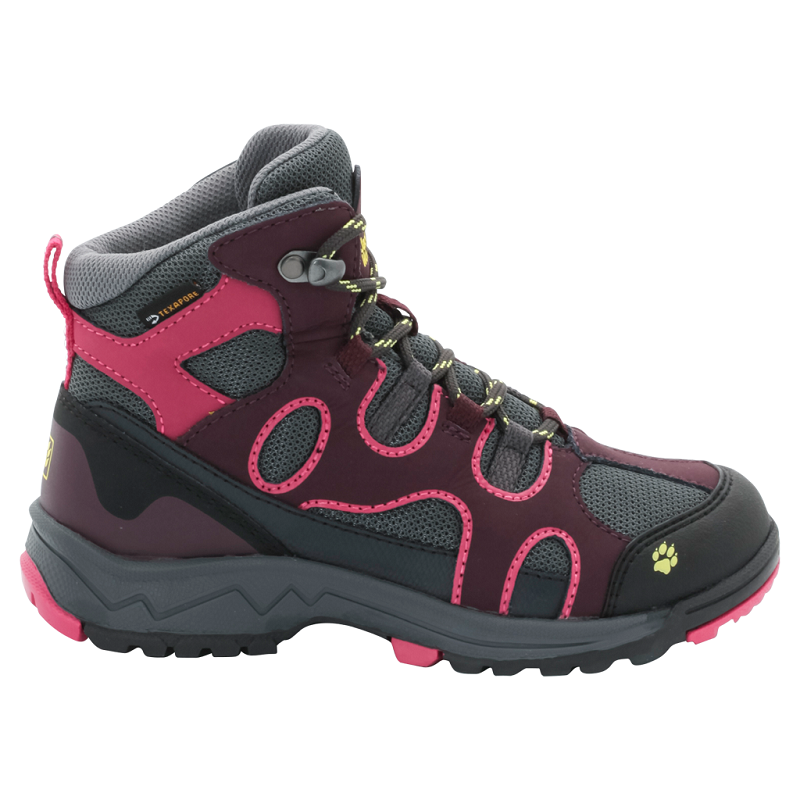 Jack Wolfskin dívčí turistické boty CROSSWIND TEXAPORE MID K