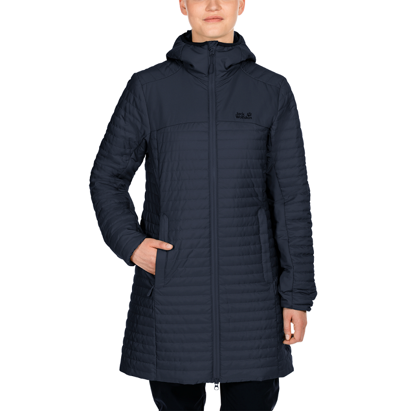 Jack Wolfskin Dámský zimní prošívaný kabát CLARENVILLE