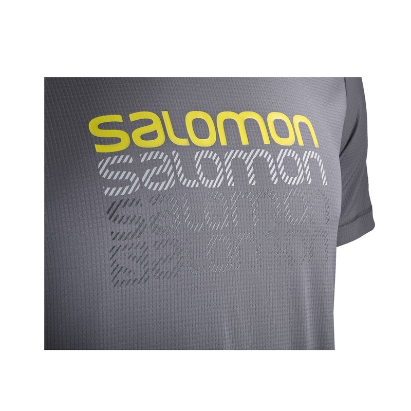 Salomon pánské sportovní triko Cosmic Logo SS TEE