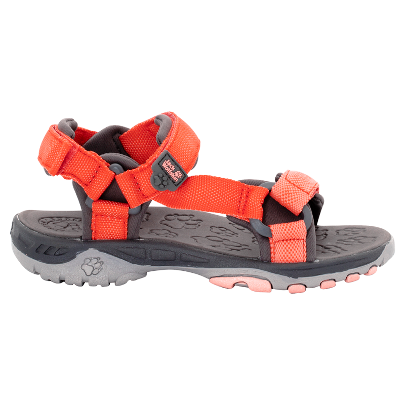 Jack Wolfskin dětské páskové sandály KIDS SEVEN SEAS