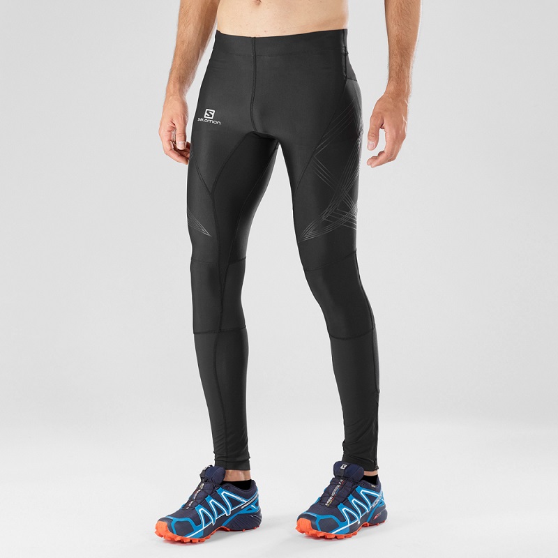 Salomon pánské funkční sportovn  kalhoty INTENSITY LONG TIGHT M