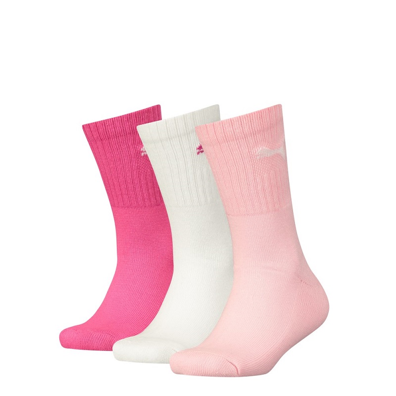 Puma dětské klasické ponožky 3 pack růžné barvy