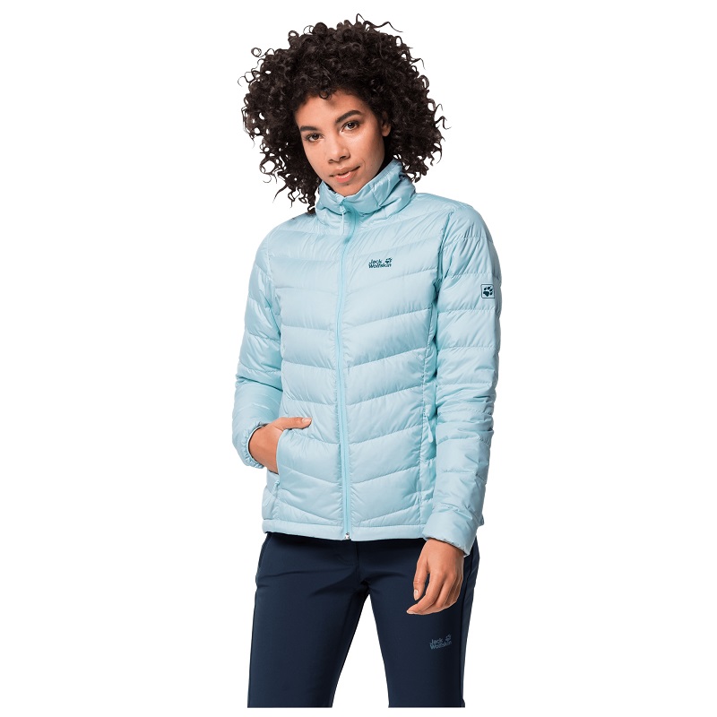 Jack Wolfskin dámská péřová bunda HELIUM PEAK JACKET ledová