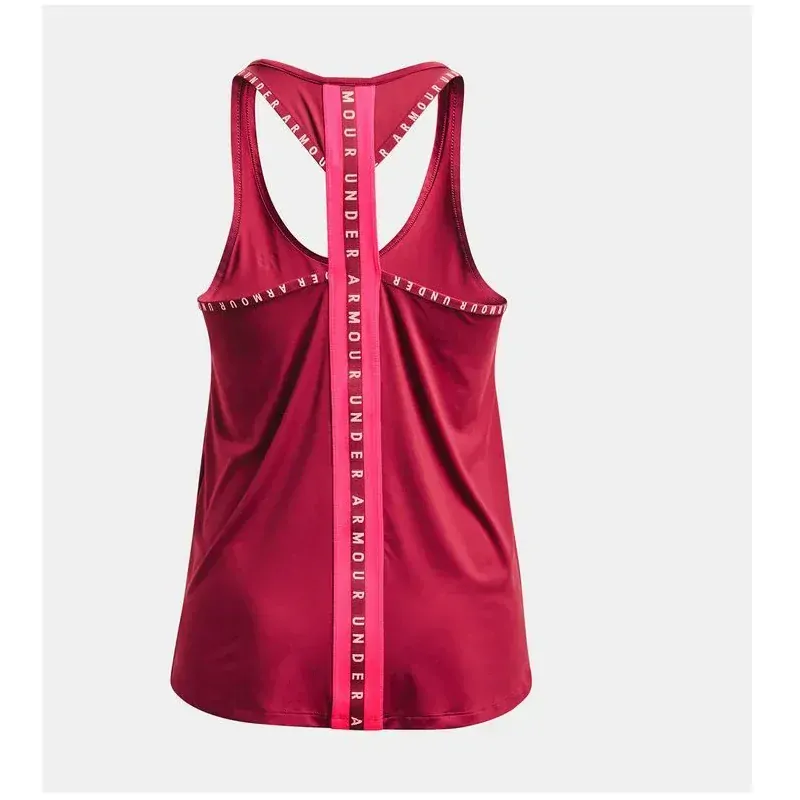 Under Armour Dámské sportovní tílko KNOCKOUT TANK vínová