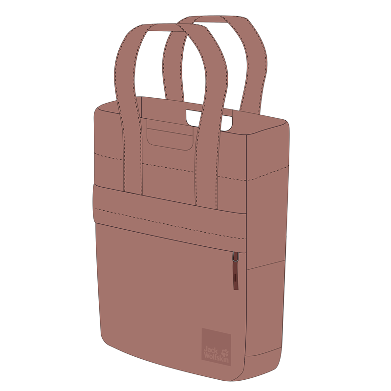 Jack Wolfskin dámská kabela-batoh 3v1 PICCADILLY afterglow