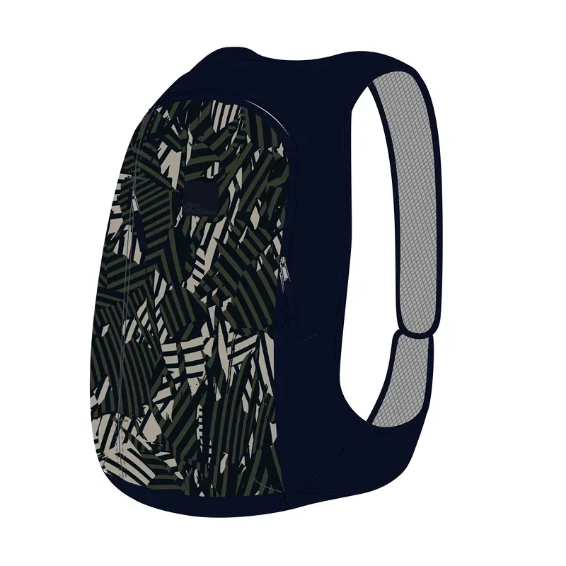 Jack Wolfskin dámský batoh Ancona modrý vzor