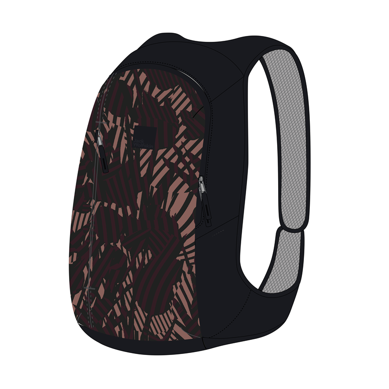 Jack Wolfskin dámský batoh Ancona řůžový vzor