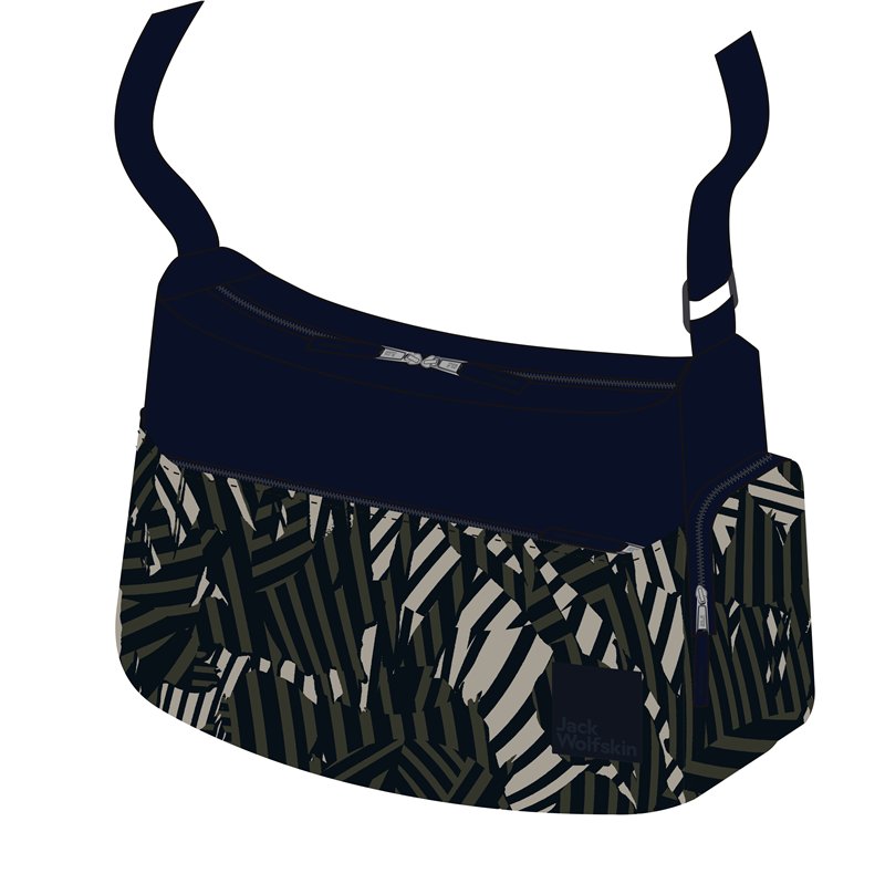 Jack Wolfskin dámská sportovní kabelka BOOMTOWN night blue all over