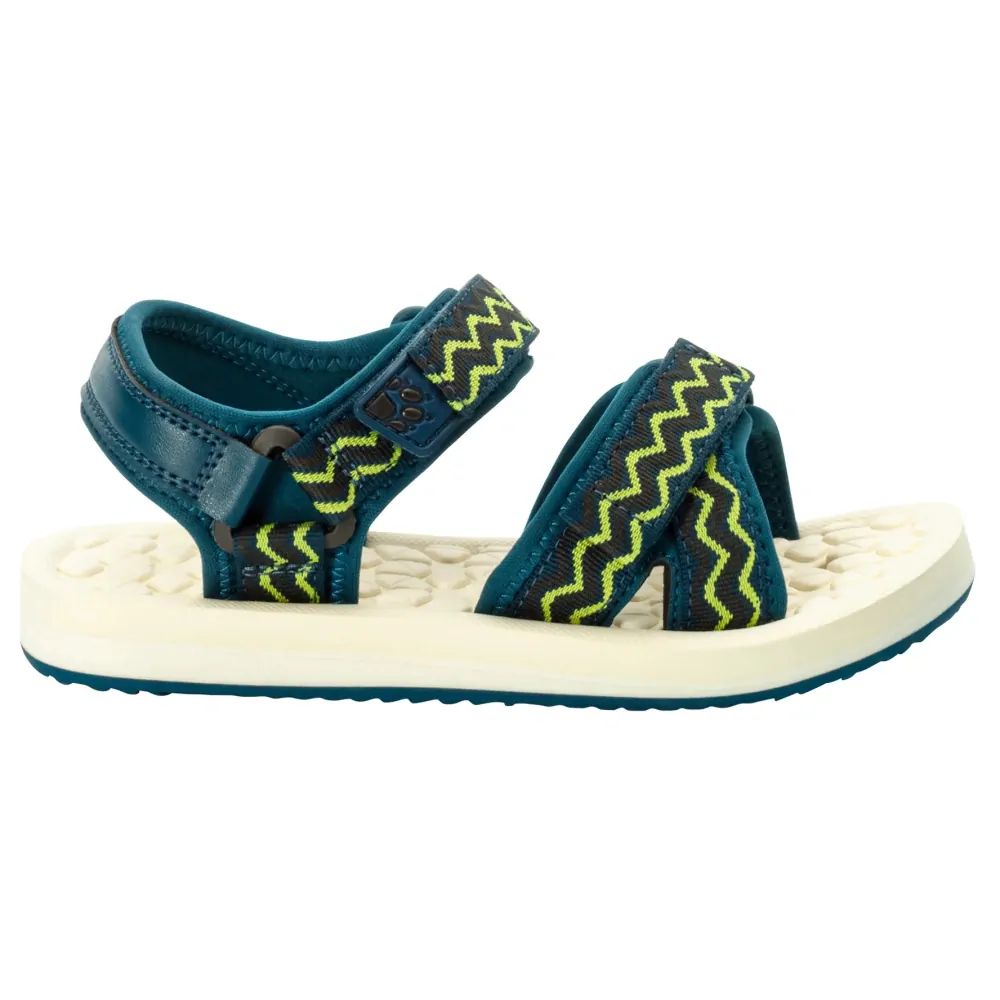 Jack Wolfskin dětské páskové sandály ZULU modré vel.35