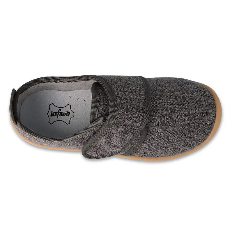 Befado bačkory SOFTER BAREFOOT suchý zip hnědá 33