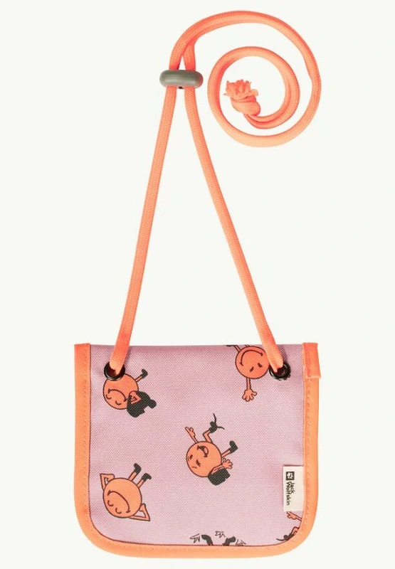Jack Wolfskin dětská peněženka SMILEYWORLD POUCH fialová