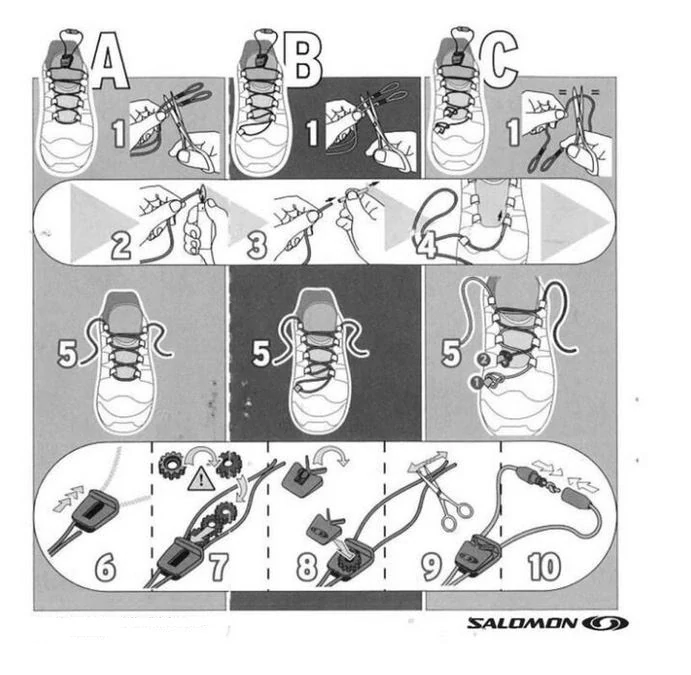 Salomon QUICKLACE Tkaničky rychlozavazovací