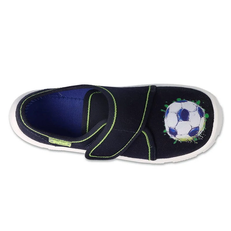 Befado chlapecké bačkory modré FOTBAL vel.31