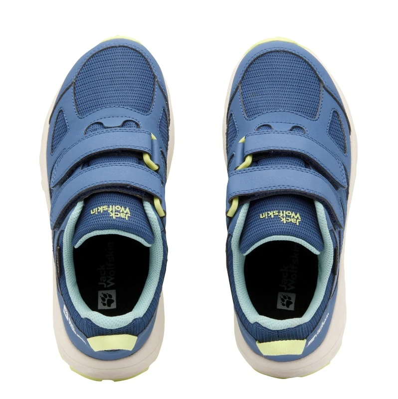 Jack Wolfskin dětské boty WOODLAND 2 TEXAPORE LOW VC K modré 28