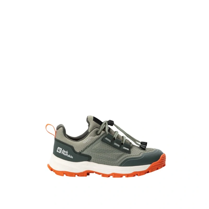 Jack Wolfskin dětské outdoorová obuv CYROX TEXAPORE LOW K zelená