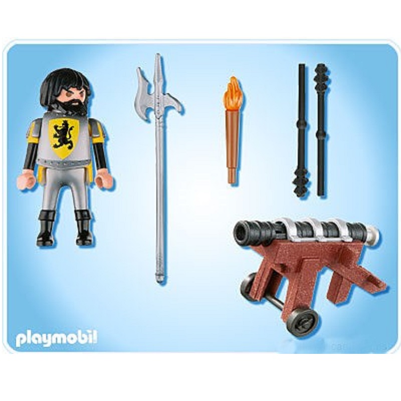 Playmobil stavebnice Kanonýr řádu Černého lva 4870