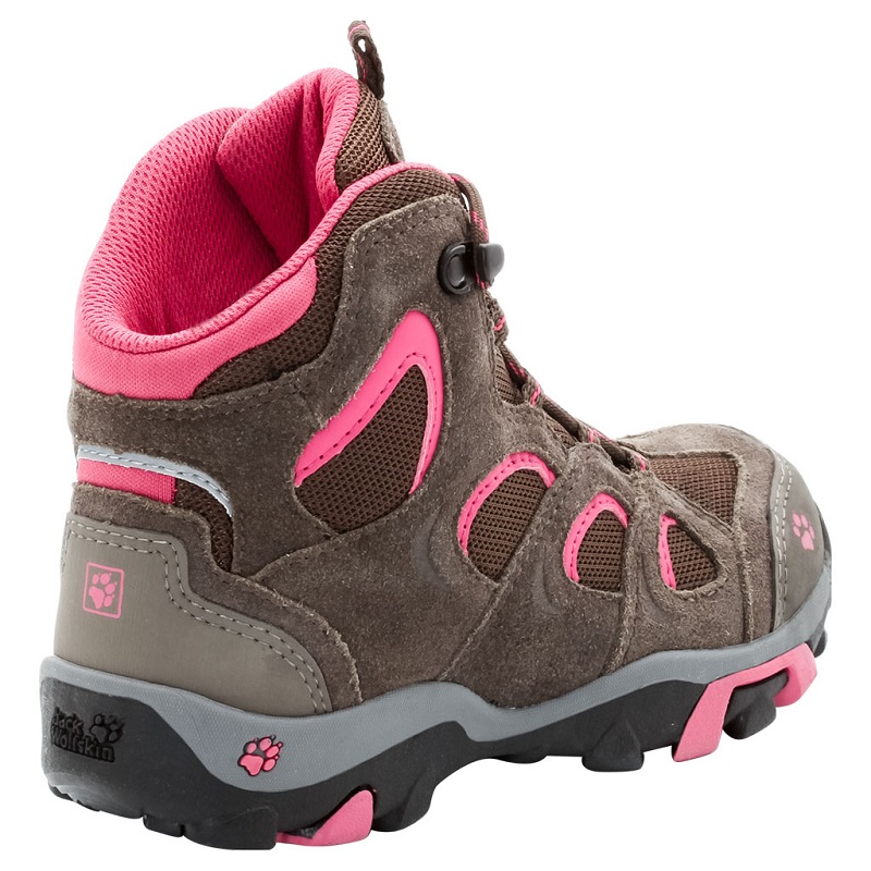 Jack Wolfskin dívčí turistické boty GIRLS MOUNTAIN ATTACK MID TEXAPORE