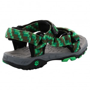Jack Wolfskin dětské páskové sandály KIDS SEVEN SEAS