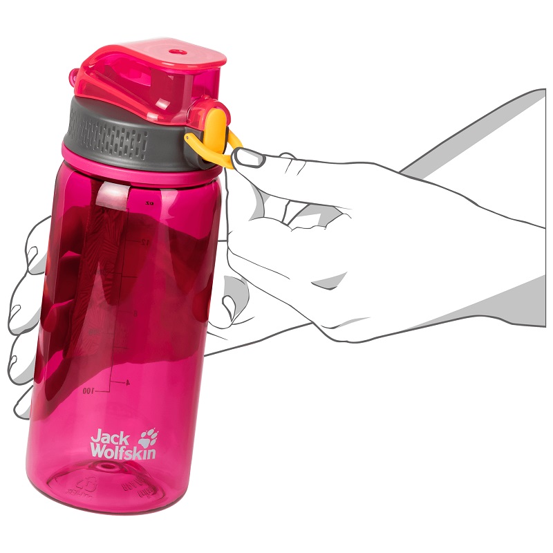 Jack Wolfskin dětská láhev SMILEYWORLD BOTTLE 0,5 oranžová