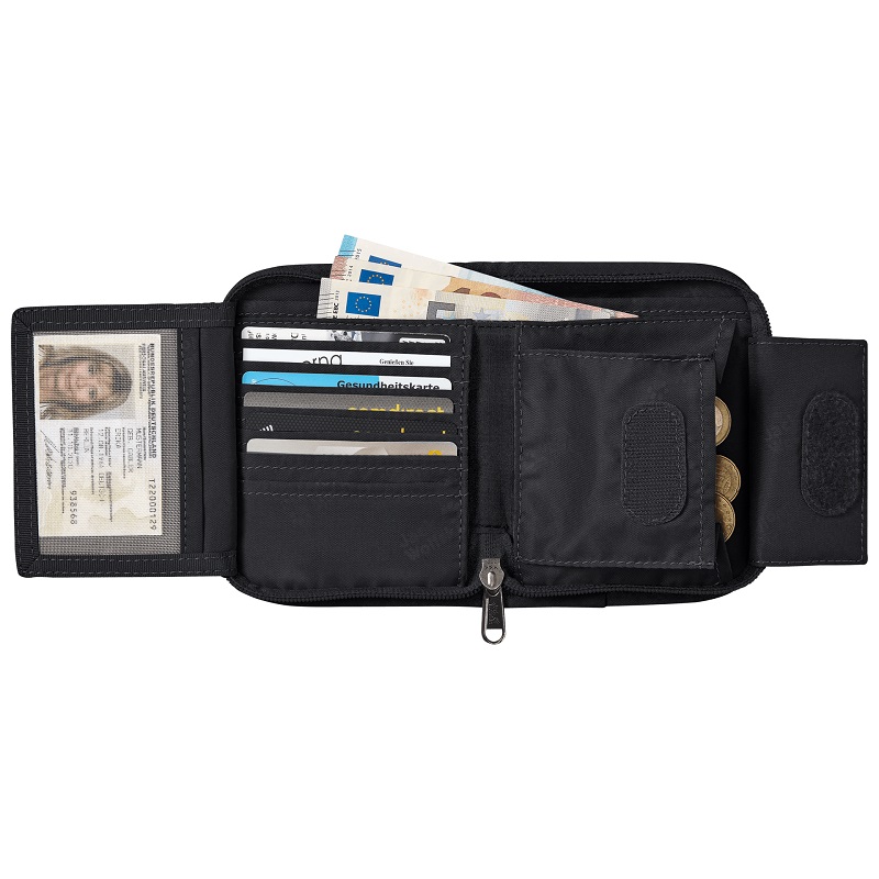 Jack Wolfskin pánská peněženka FIRST CLASS černá