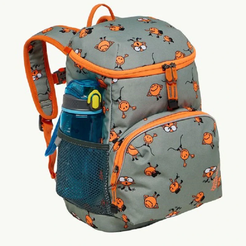 Jack Wolfskin dětský batoh SMILEYWORLD ERLEBNIS PACK šedo-zelený