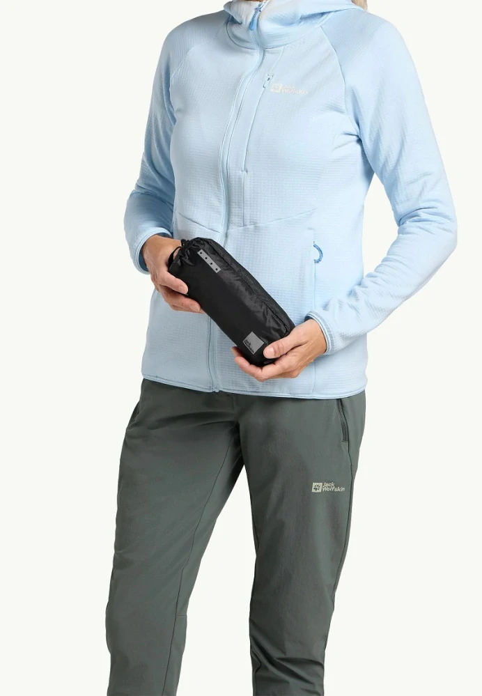 Jack Wolfskin toaletní - kosmetická taška WANDERMOOD WASHBAG MINI šedivě černá