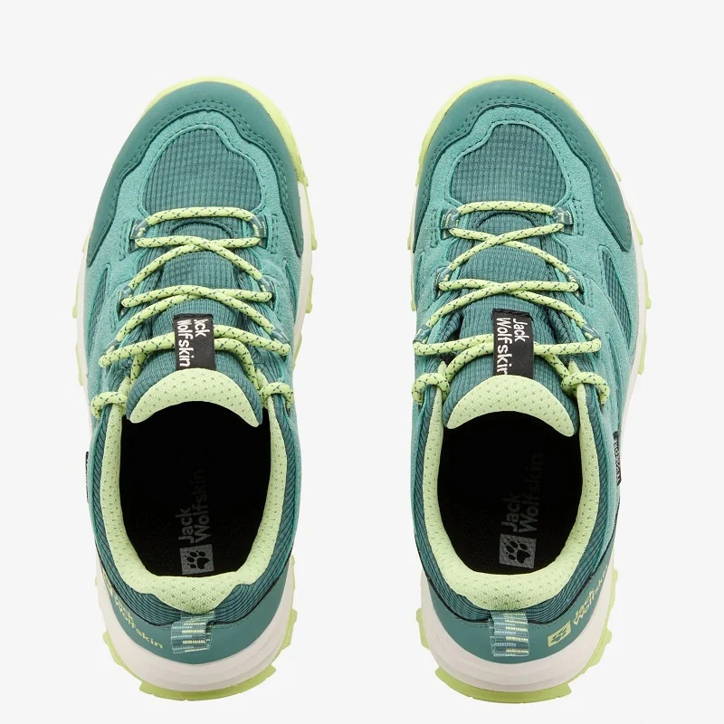 Jack Wolfskin dětské outdoorová obuv VOJO TOUR TEXAPORE zelená