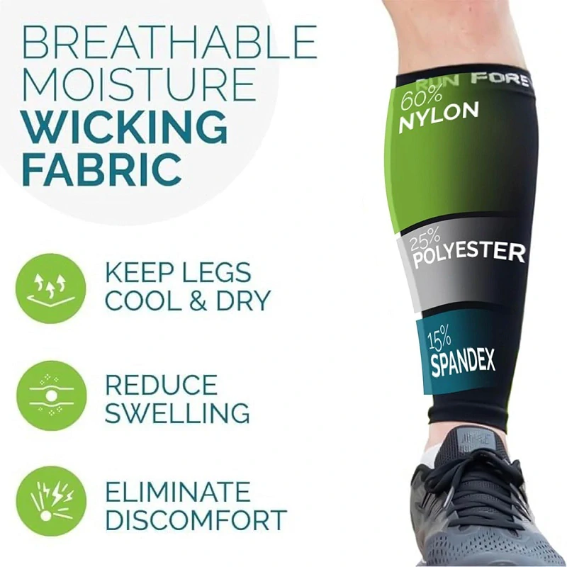 RUN FOREVER SPORTS Calf Compression Sleeve kompresní návleky medium