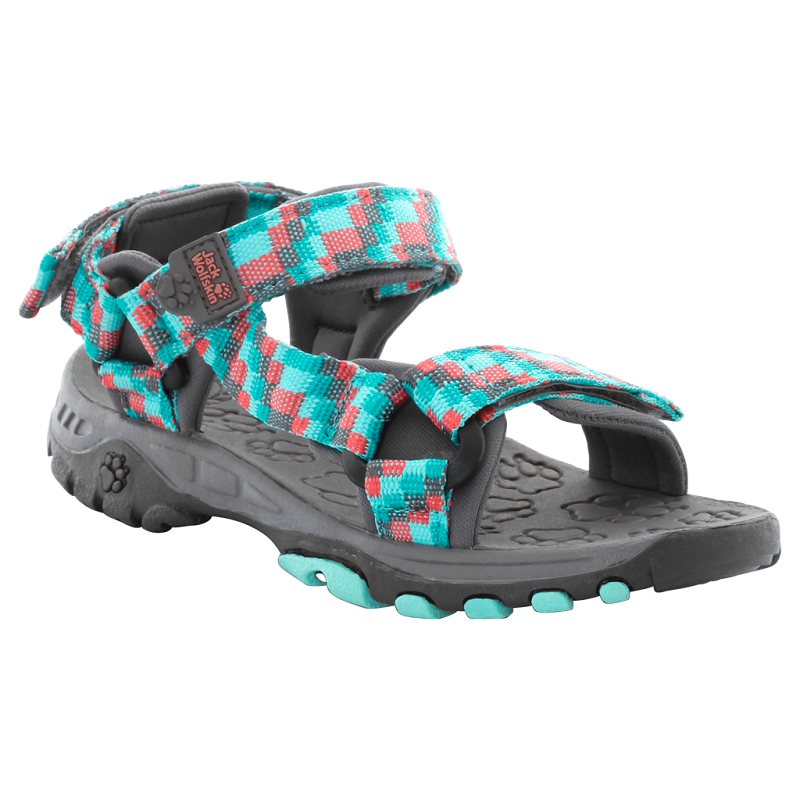 Jack Wolfskin dětské páskové sandály KIDS SEVEN SEAS