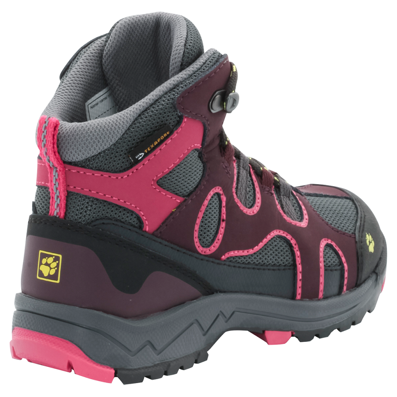 Jack Wolfskin dívčí turistické boty CROSSWIND TEXAPORE MID K