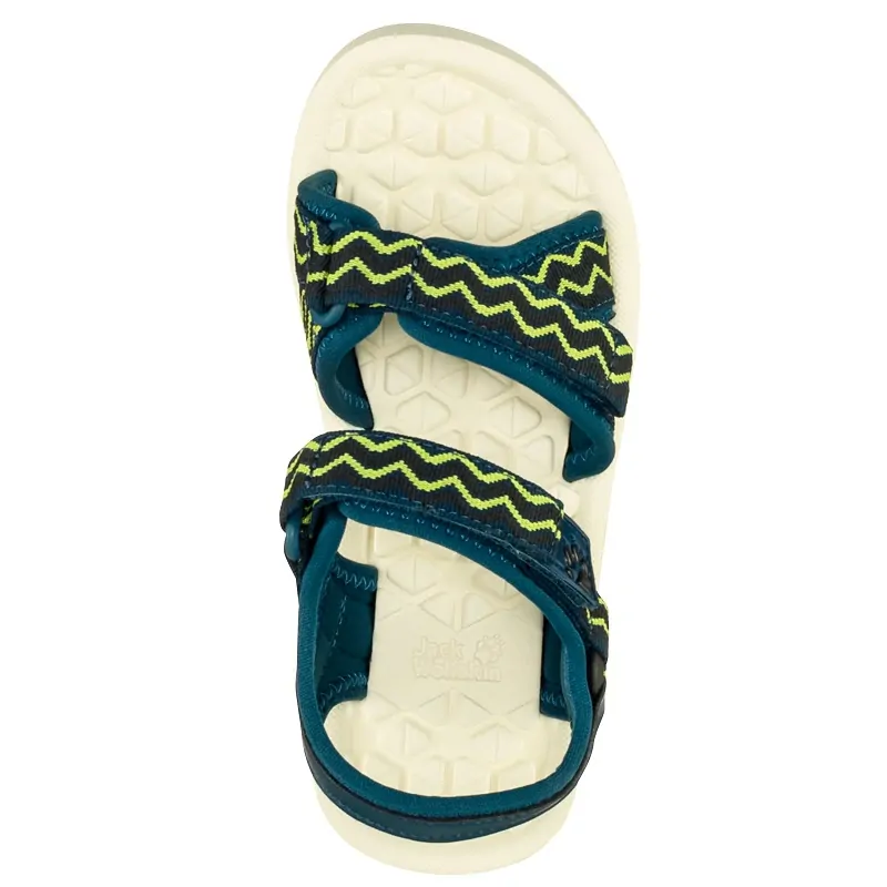 Jack Wolfskin dětské páskové sandály ZULU modré vel.35