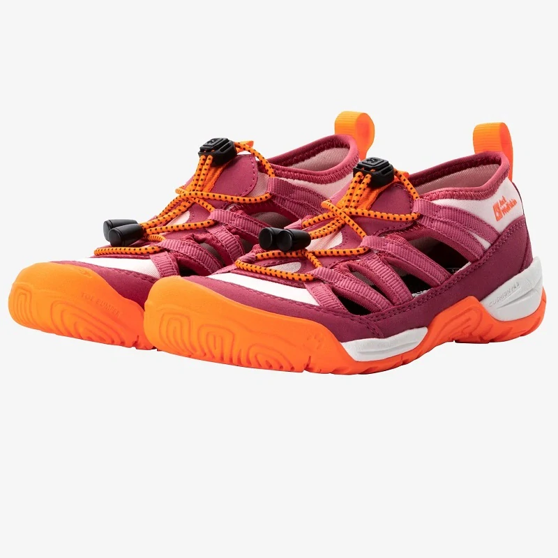 Jack Wolfskin dětské sandály VILLI SANDAL K růžové 38