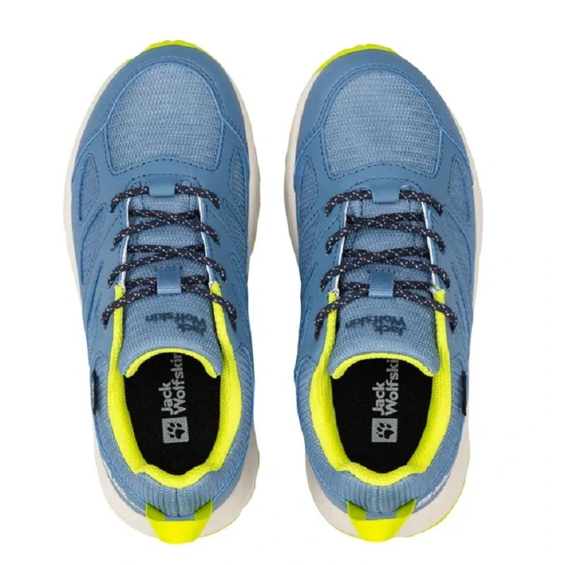 Jack Wolfskin dětské boty WOODLAND 2 TEXAPORE LOW VC K modré