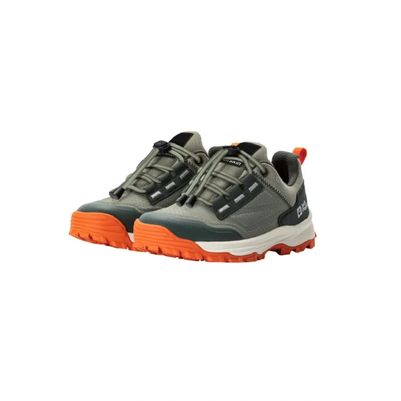Jack Wolfskin dětské outdoorová obuv CYROX TEXAPORE LOW K zelená