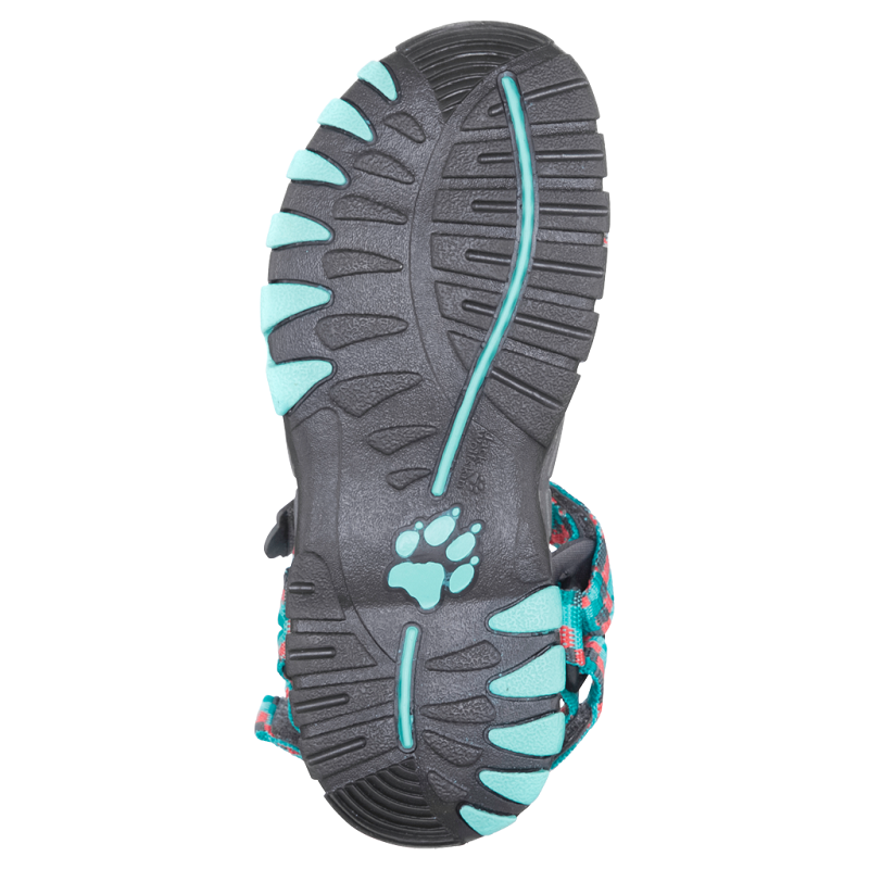 Jack Wolfskin dětské páskové sandály KIDS SEVEN SEAS
