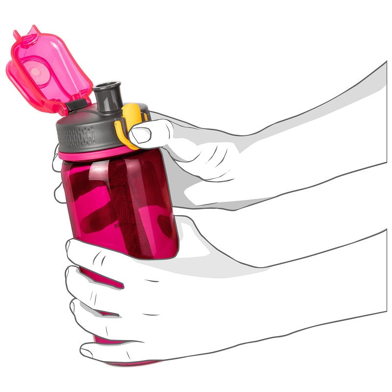 Jack Wolfskin dětská láhev SMILEYWORLD BOTTLE 0,5 oranžová
