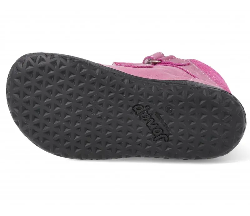 Jonap zimní boty BAREFOOT růžové B4 MV dívčí