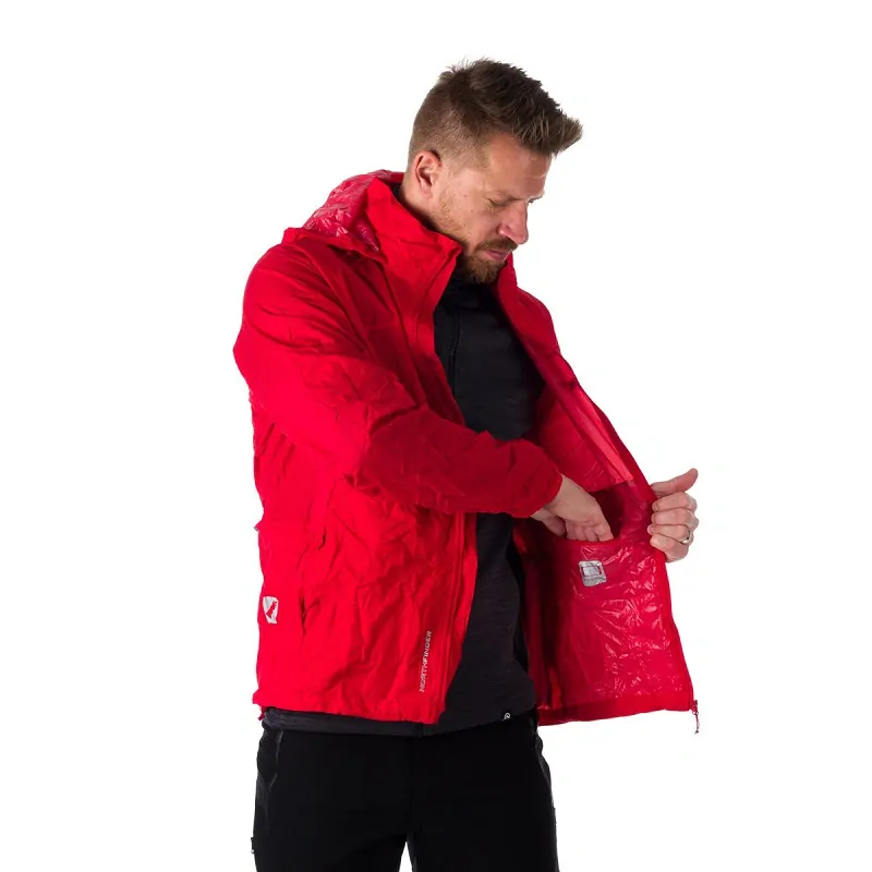 Northfinder pánská lehká bunda NORTHKIT červená