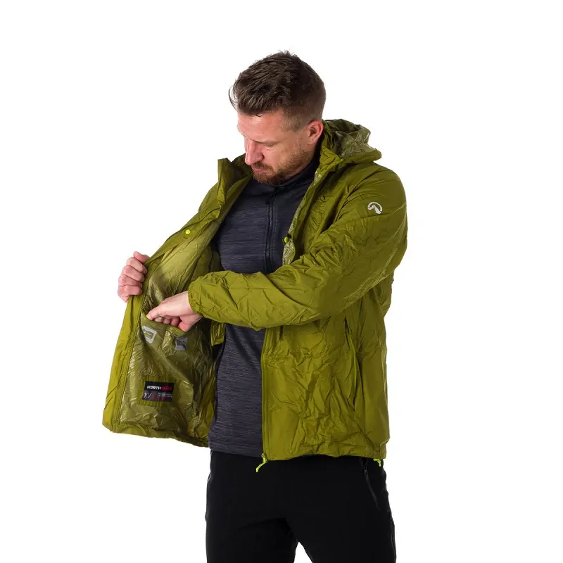 Northfinder pánská lehká bunda NORTHKIT zelená vel.XL