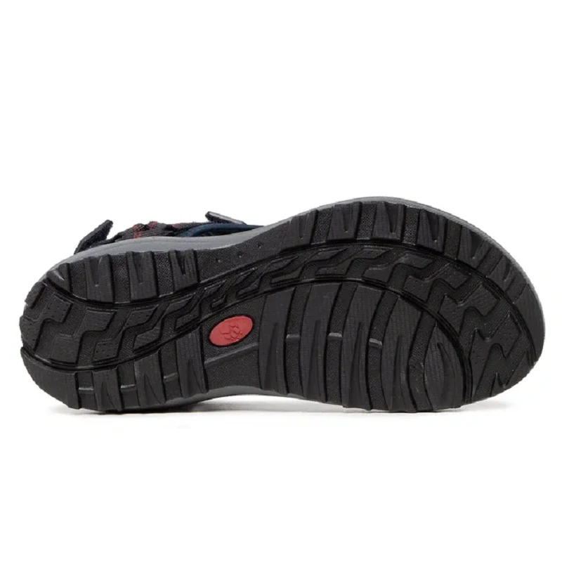 Jack Wolfskin pánské trekové sandály WAVE BREAKER modro-khaki 43