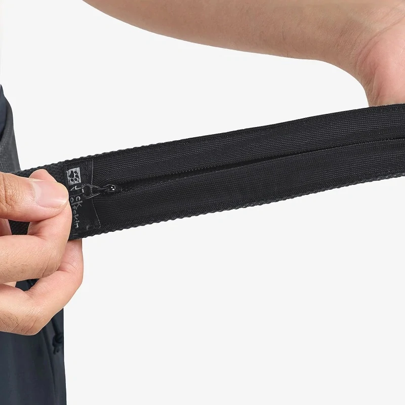 Jack Wolfskin pásek HIDDEN BELT šedý