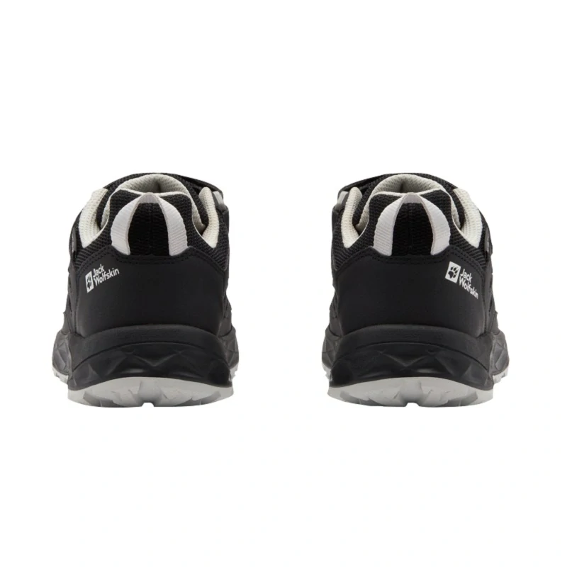 Jack Wolfskin dětské boty WOODLAND 2 TEXAPORE LOW VC K černé 38