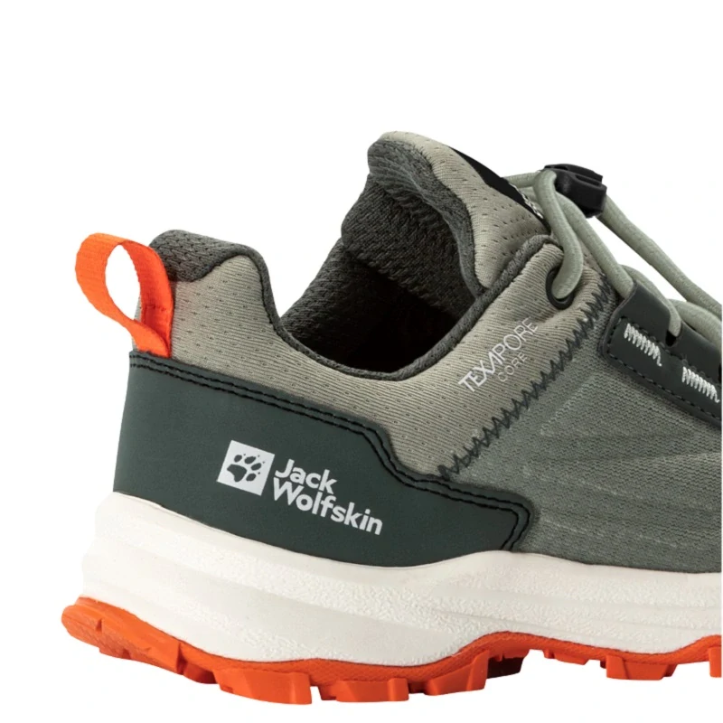 Jack Wolfskin dětské outdoorová obuv CYROX TEXAPORE LOW K zelená