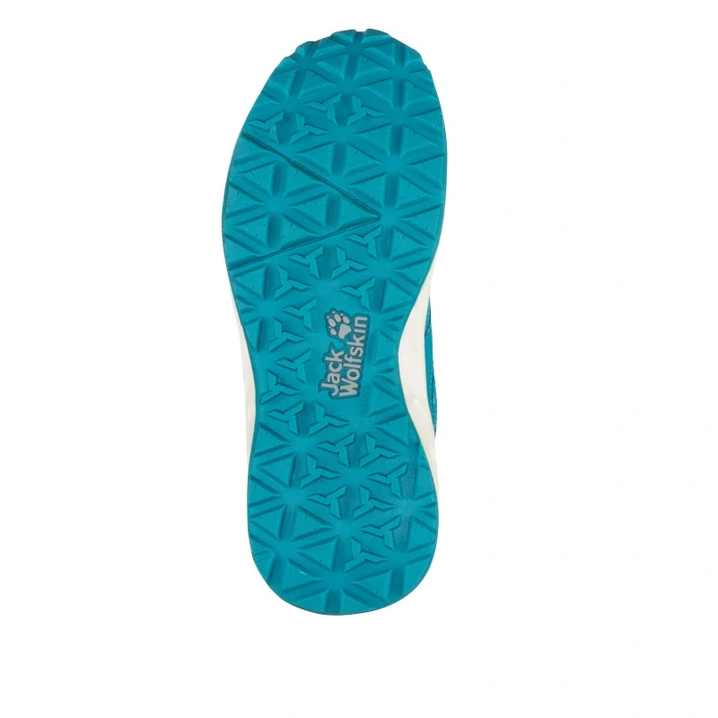 Jack Wolfskin dětské boty WOODLAND TEXAPORE LOW VC K tyrkysové 40